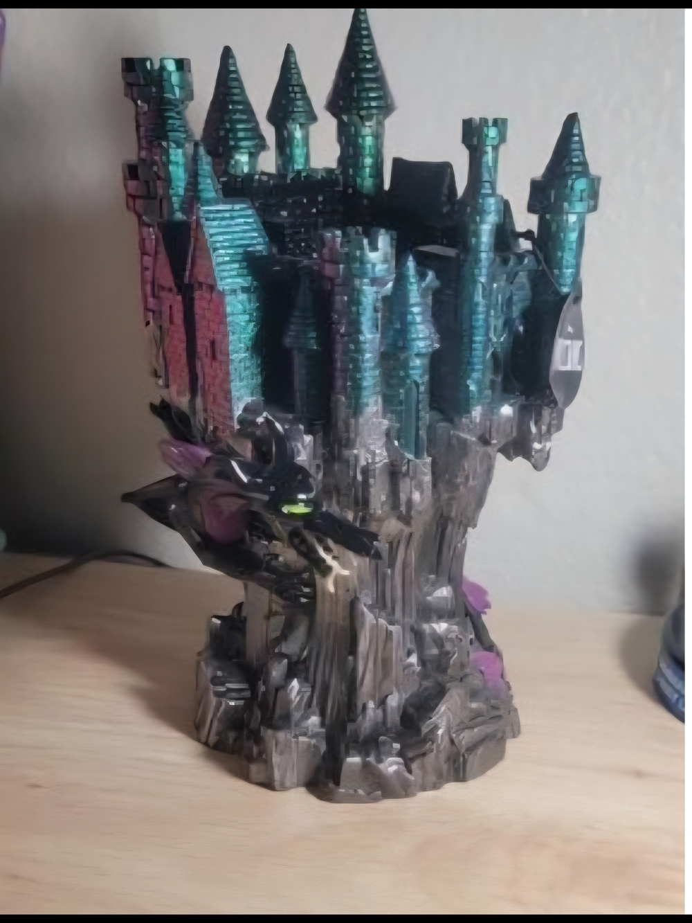 Bath & Body Works Disney Villains Dragon Castle Sculpture with Silver Base